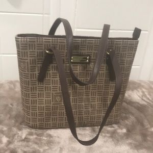 Anne Klein Lily Tote/handbag Logo Brown